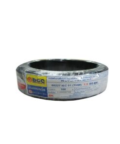 สายไฟ THW 1*1.5 BCC (100 ม.) - สีดำ
