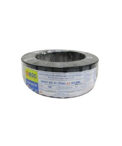 สายไฟ THW 1*2.5 BCC (100 ม.) - สีดำ