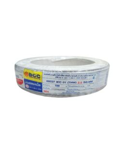 สายไฟ THW 1*2.5 BCC (100 ม.) - สีขาว