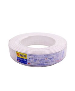 สายไฟ THW 1*4 BCC (100 ม.) - สีขาว